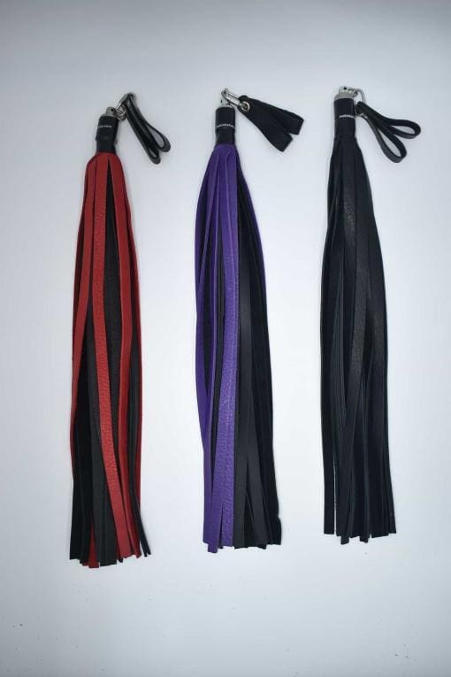 Bull Hide Floggers With Finger Loops - Image 8