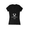 Women's Deep V-Neck Tee — Slim Fit Jersey Short Sleeve 1 Swinky Life - 15005674359516012467 2048