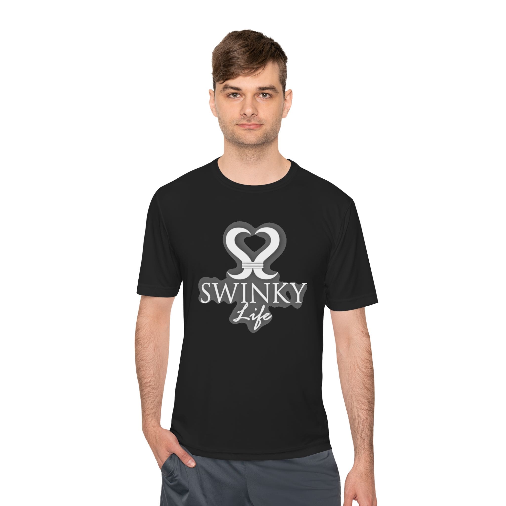 Swinky Life Moisture-Wicking Tee — Retro Heart Logo Active Shirt 9 Swinky Life Moisture-Wicking Tee — Retro Heart Logo Active Shirt - Image 7