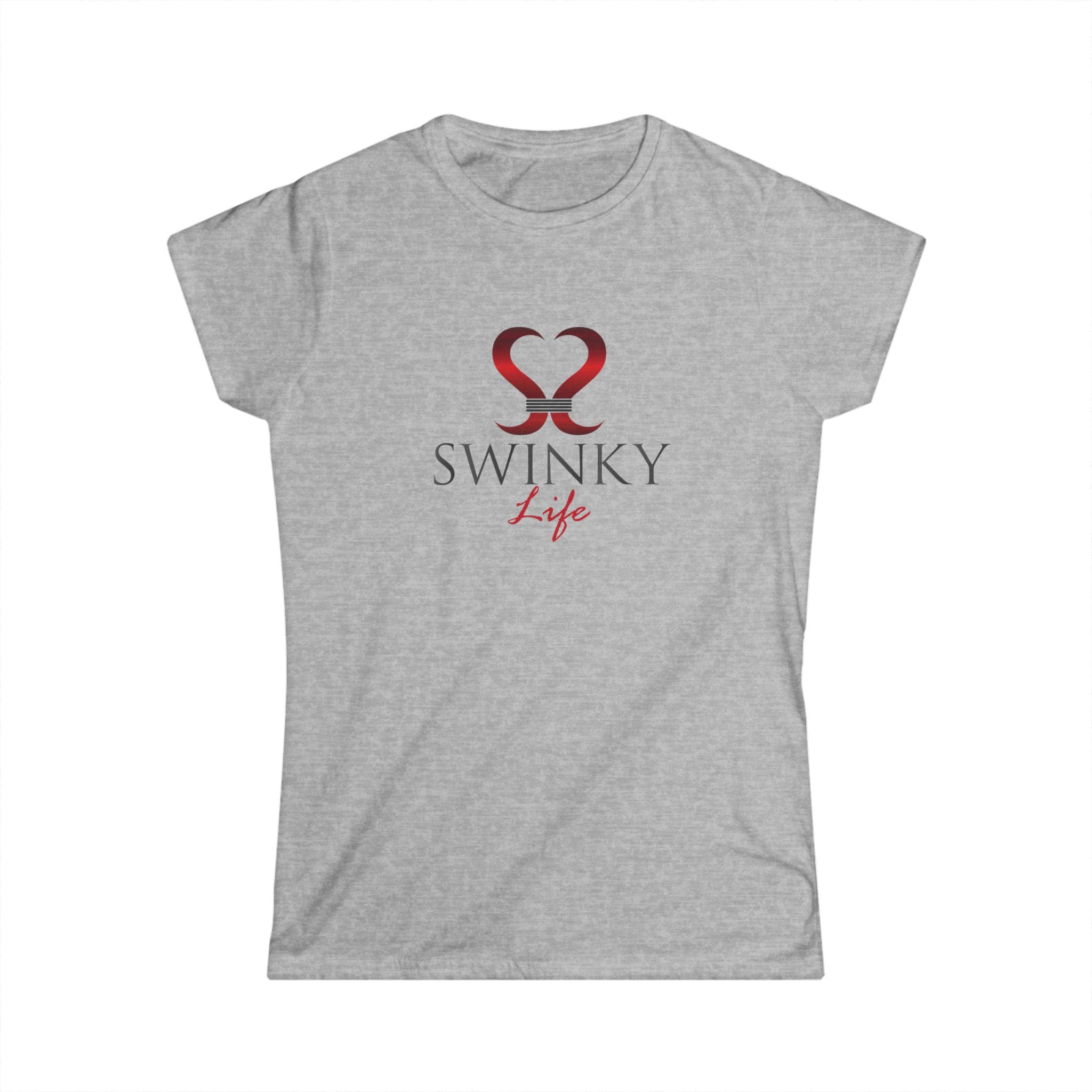 Swinky Life Heart Logo Women's Tee 6 Swinky Life Heart Logo Women's Tee - Image 5