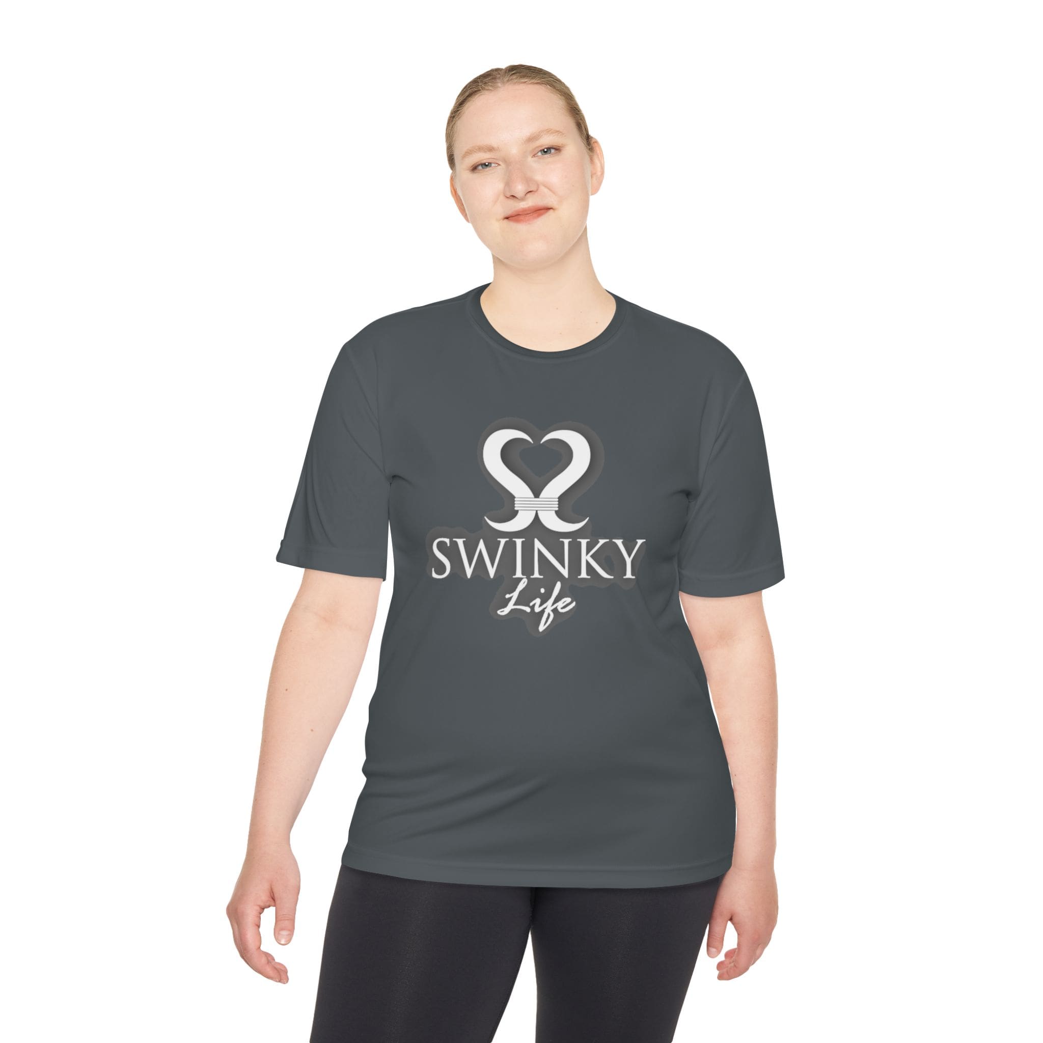 Swinky Life Moisture-Wicking Tee — Retro Heart Logo Active Shirt 6 Swinky Life Moisture-Wicking Tee — Retro Heart Logo Active Shirt - Image 4